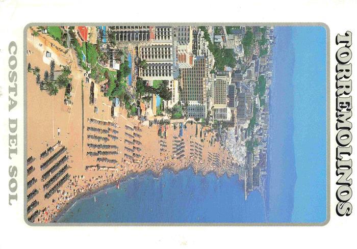 Torremolinos ES Kuestenpanorama Strand