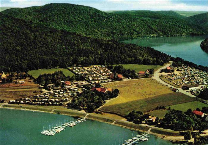 Scheid Halbinsel Hessen Fliegeraufnahme