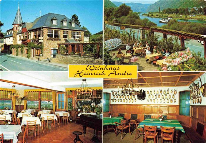 Ernst Cochem Weinhaus Heinrich Andre Restaurant Terrasse