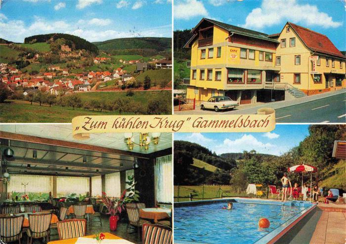 Gammelsbach Gasthaus Pension zum kuehlen Krug Swimming Pool