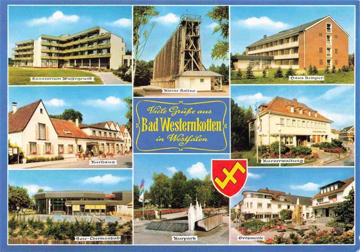 Bad Westernkotten Sanatorium Saline Haus Kurhaus Kurverwaltung Sole-Thermenbad K