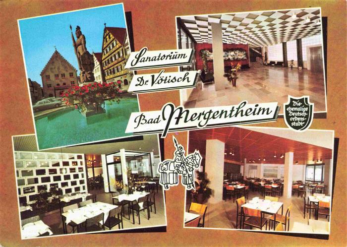 BAD MERGENTHEIM Sanatorium Dr. Voetisch Speisesaal