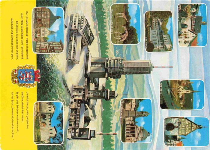Grosser Feldberg Taunus Illustration Umgebung Koenigstein Bad Soden Zoo Eppstein