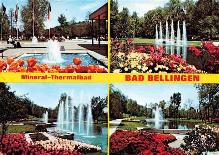 Bad Bellingen Mineral-Thermalbad Kurpark Wasserspiele
