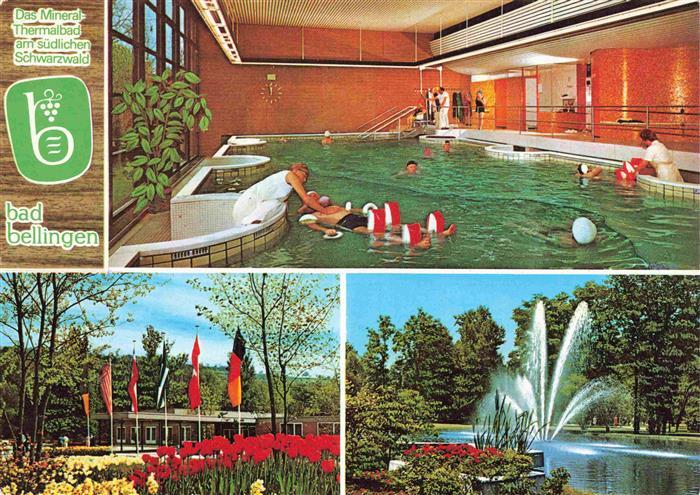 Bad Bellingen Mineral-Thermalbad Kurpark Wasserspiele