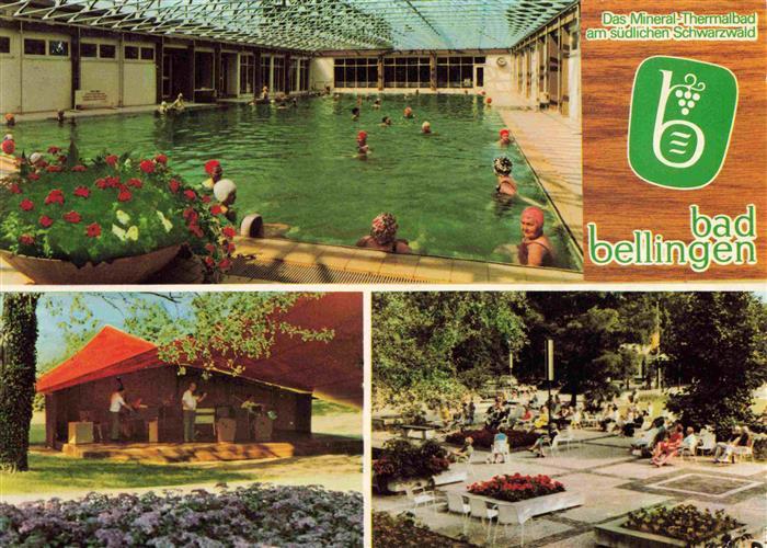 Bad Bellingen Mineralthermalbad Kurpark Kurort im Markgraeflerland Schwarzwald