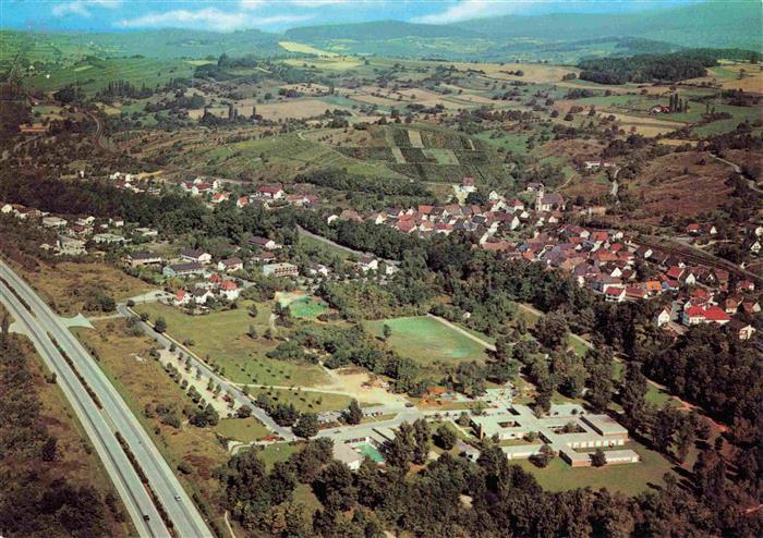 Bad Bellingen Panorama Kurort im Markgraeflerland Schwarzwald Thermalbad
