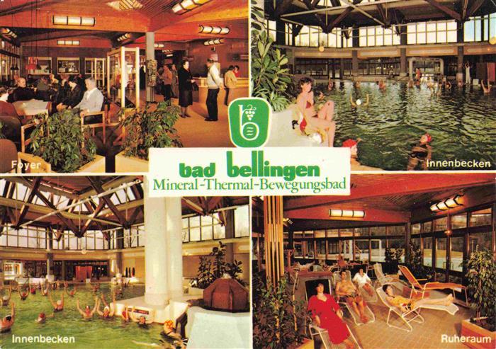 Bad Bellingen Mineral-Thermal-Bewegungsbad Kurort im Markgraeflerland Schwarzwal