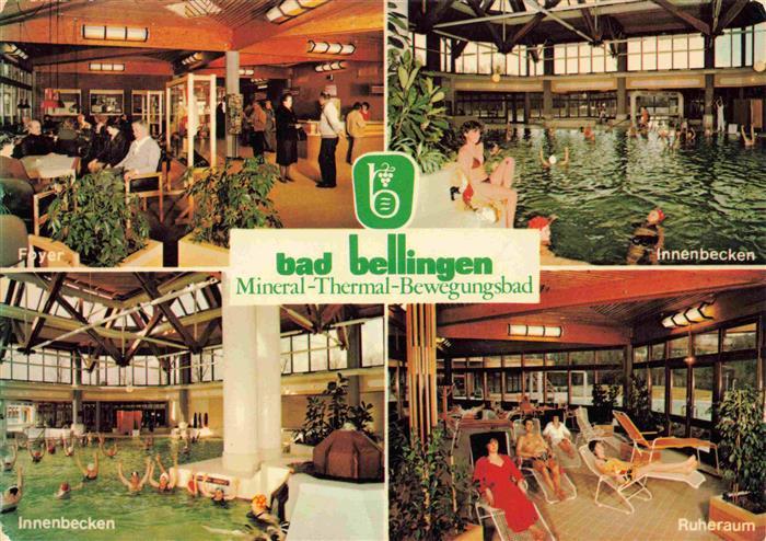 Bad Bellingen Mineral-Thermal-Bewegungsbad Kurort im Markgraeflerland Schwarzwal