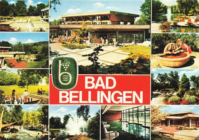 Bad Bellingen Thermal-Mineralbad Kurpark Kurort im Markgraeflerland Schwarzwald