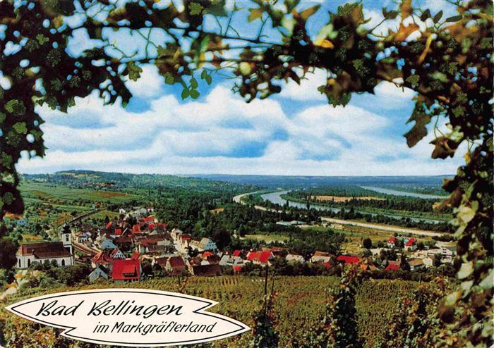 Bad Bellingen Panorama Kurort im Markgraeflerland Schwarzwald