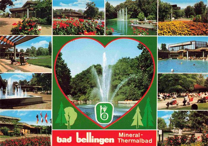 Bad Bellingen Thermalbad Kurpark Kurkonzert Fontaene Kurort im Markgraeflerland