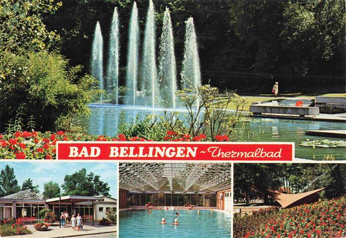 Bad Bellingen Thermalbad Kurpark Konzertpavillon Wasserspiele Kurort im Markgrae