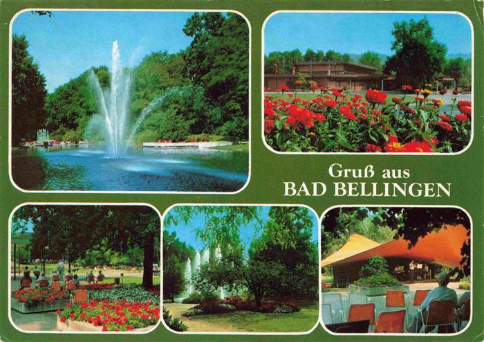 Bad Bellingen Thermalmineralbad Kurpark Wasserspiele Kurort im Markgraeflerland
