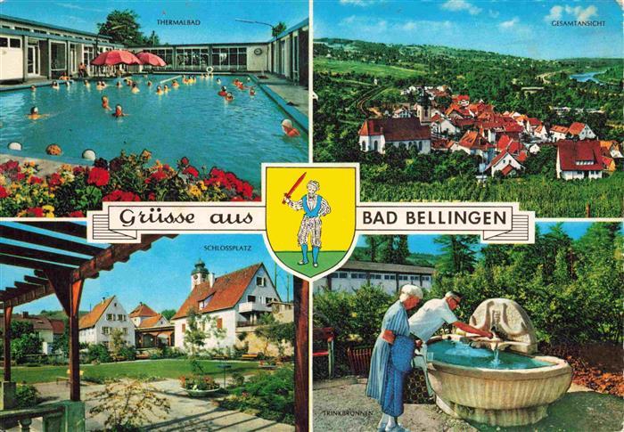Bad Bellingen Panorama Kurort im Markgraeflerland Schwarzwald Thermalmineralbad