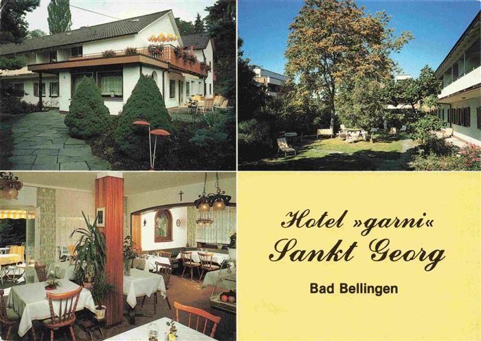 Bad Bellingen Hotel garnie Sankt Georg Kurort im Markgraeflerland Schwarzwald