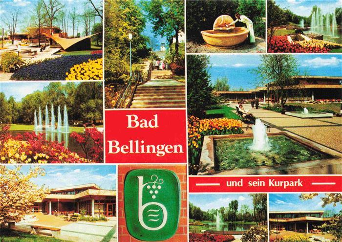 Bad Bellingen Thermalmineralbad Kurpark Trinkbrunnen Wasserspiele Kurort im Mark