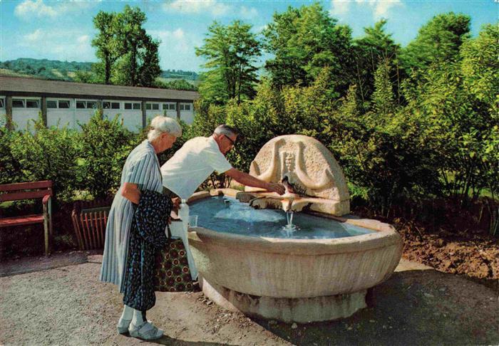 Bad Bellingen Trinkbrunnen Kurpark Kurort im Markgraeflerland Schwarzwald