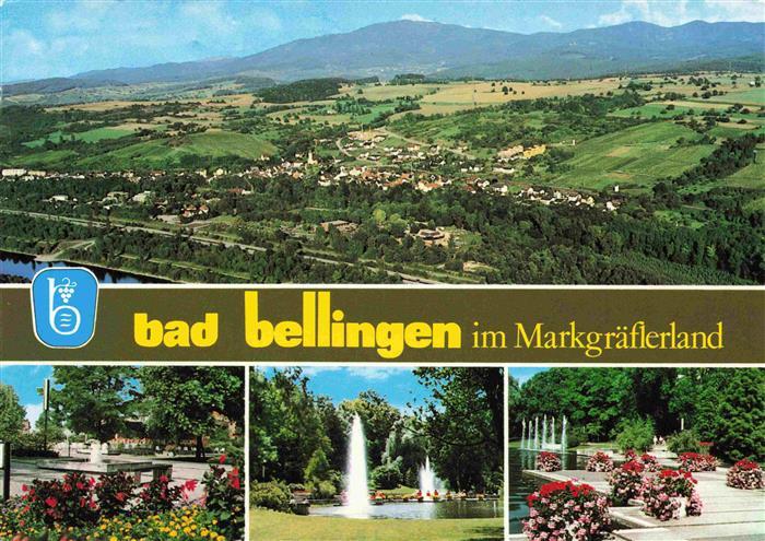 Bad Bellingen Panorama Kurort im Markgraeflerland Schwarzwald Luftaufnahme Kurpa