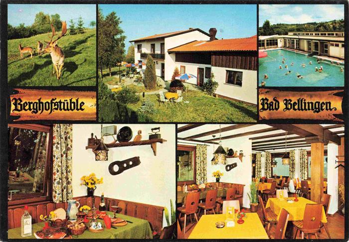Bad Bellingen Berghofstueble Gastraum Thermalbad Wild Kurort im Markgraeflerland