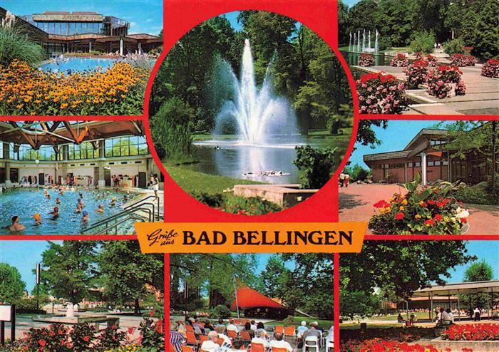 Bad Bellingen Thermalbad Kurpark Wasserspiele Konzertpavillon Kurort Markgraefle