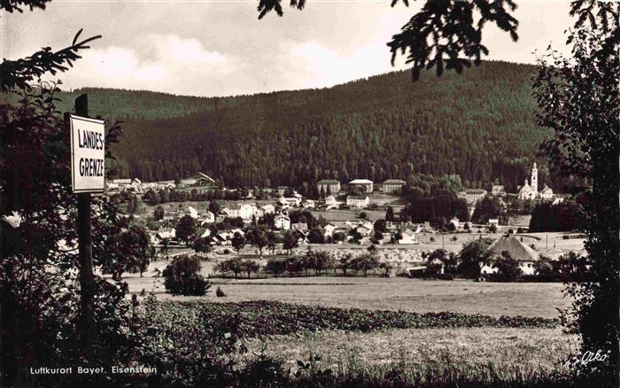 Bayerisch Eisenstein Panorama Landesgrenze