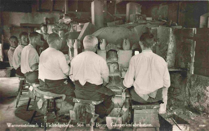 Warmensteinach Fichtelgebirge Bayern Bayer Glasperlenfabrikation