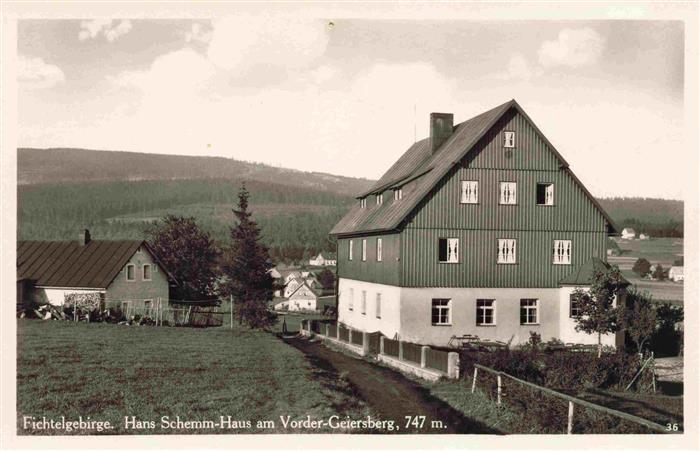 Geiersberg Oberfranken Hans Schemm Haus am Vorder Geiersberg