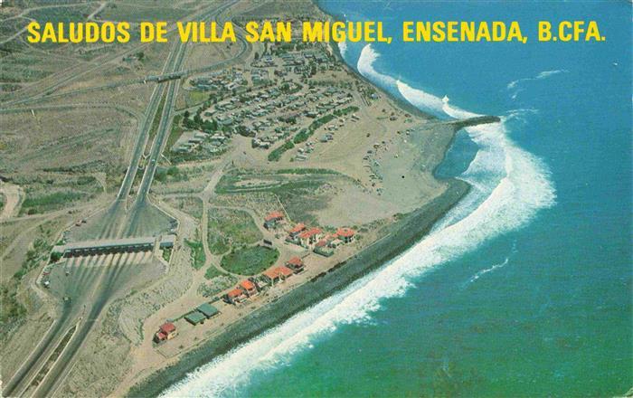 Ensenada Mexico San Miguel Village Aerial view