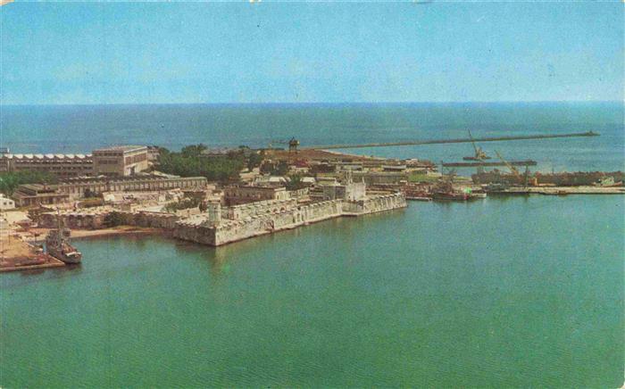Veracruz Mexico Vista aerea del Castillo de San Juan de Ulua