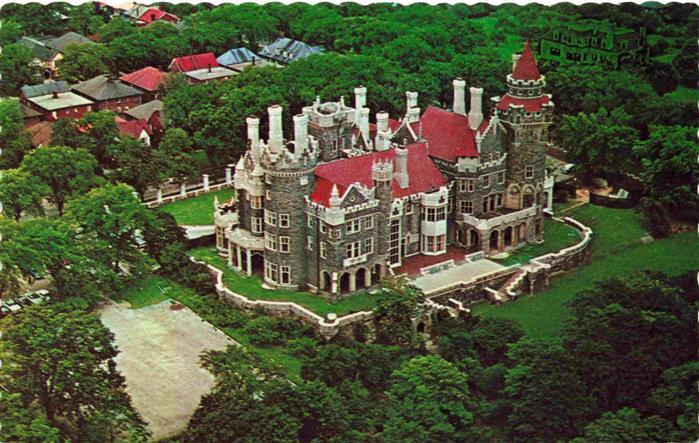 Toronto Canada Canadas Famous Castle Fliegeraufnahme