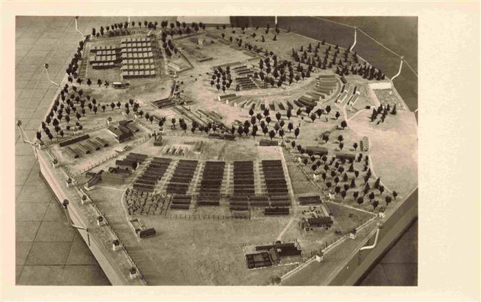 Buchenwald Weimar Modell Lager Kasernen und Ind Bauten au