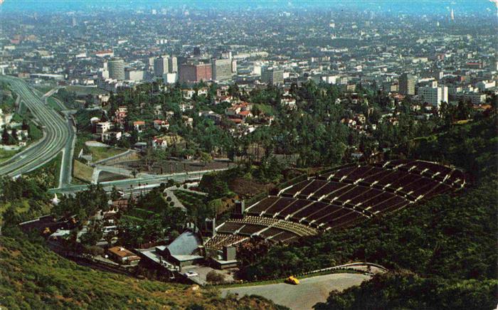 HOLLYWOOD  Los Angeles California USA from the Hollywood Hills