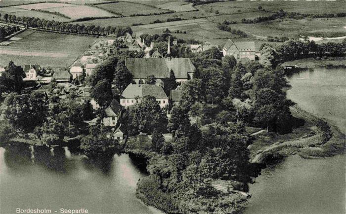 Bordesholm Rendsburg-Eckernfoerde Schleswig-Holstein Seepartie Fliegeraufnahme