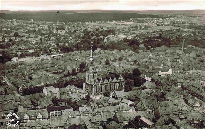 WOLFENBueTTEL Fliegeraufnahme mit Kirche