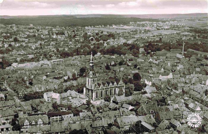 WOLFENBueTTEL Fliegeraufnahme mit Kirche