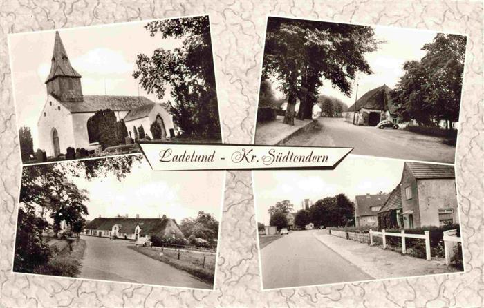 Ladelund Niebuell Schleswig-Holstein Kirche Ortspartien