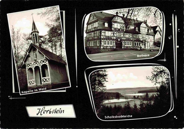 Herbstein Kapelle im Wald Rathaus Schalksbachteiche