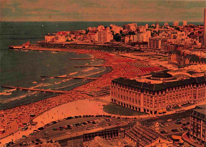 Mar del Plata Argentina El Casino Fliegeraufnahme