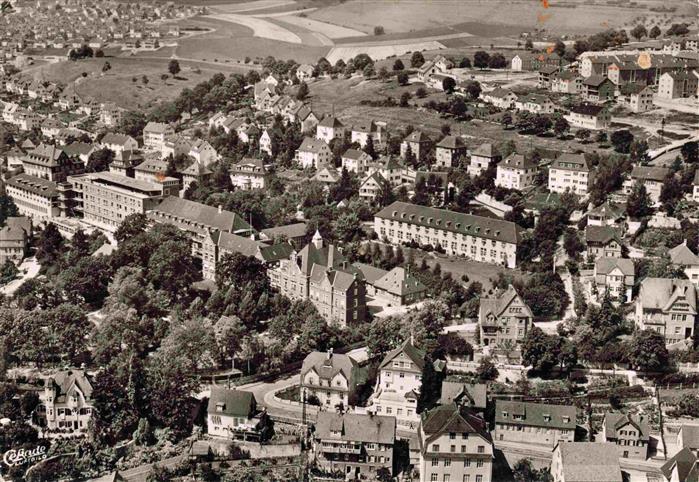 Heidenheim Brenz Fliegeraufnahme mit Krankenhaus