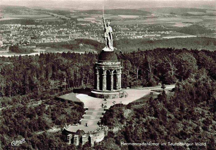 Hermannsdenkmal Fliegeraufnahme