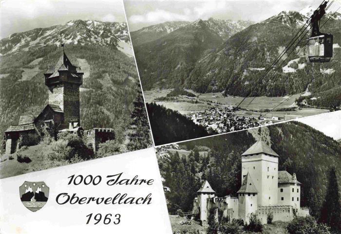 Obervellach Kaernten AT Schloss Panorama Seilbahn
