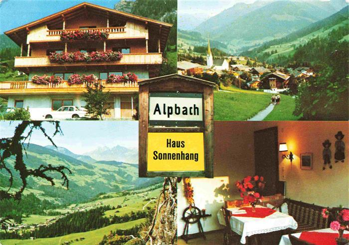 Alpbach Tirol AT Haus Sonnenhang Gaststube Panorama