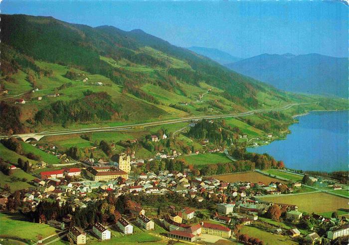 Mondsee Salzkammergut AT Fliegeraufnahme
