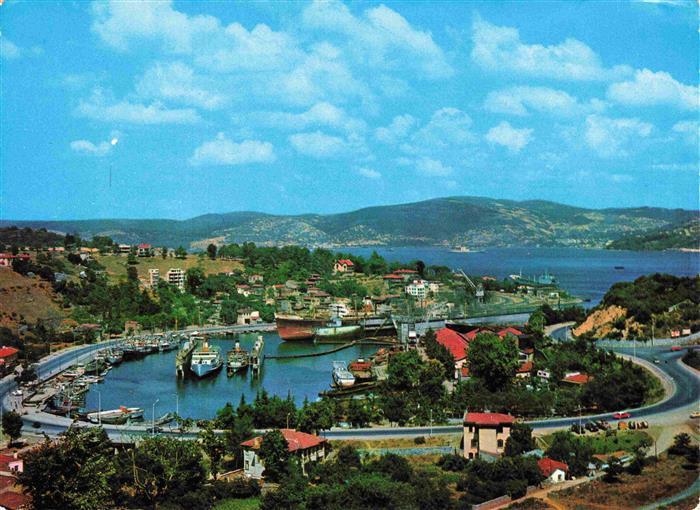 Istanbul Constantinopel TK Bucht von Istinye Panorama