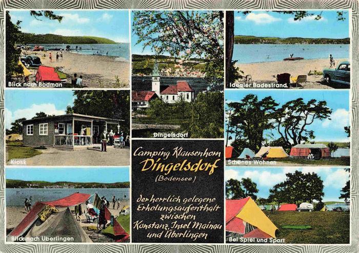 Dingelsdorf Konstanz Bodensee Bodmanblick Kiosk Blick nach ueberlingen Dingelsdo