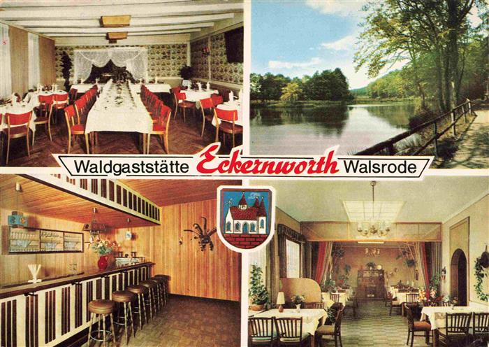 Walsrode Lueneburger Heide Waldgaststaette Eckernworth Speisesaal Gastraeume Bar