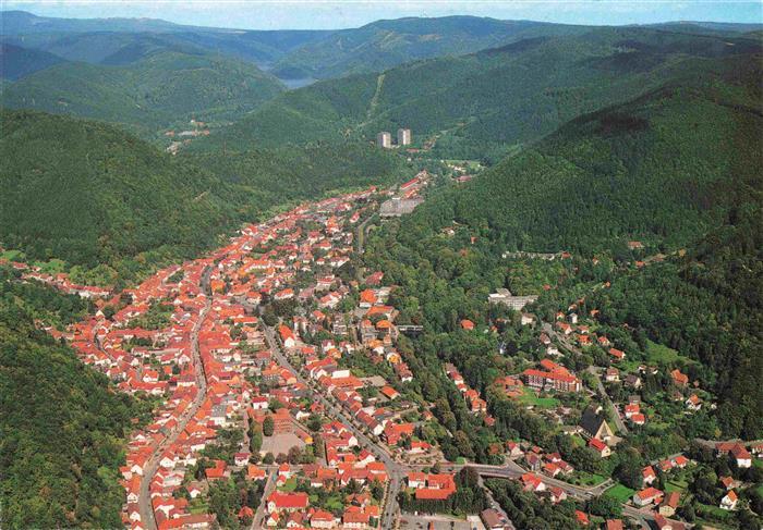 Bad Lauterberg Fliegeraufnahme mit Odertalsperre