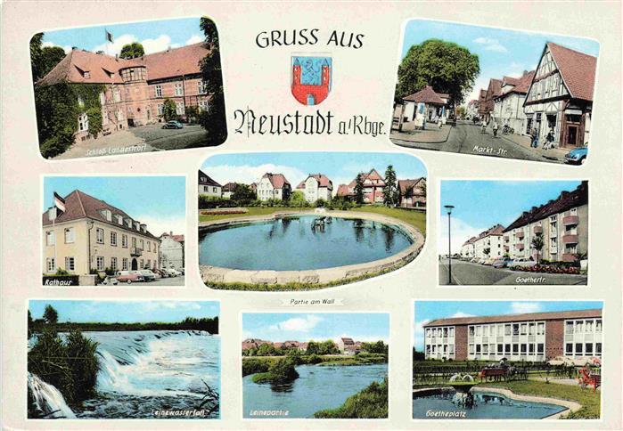 Neustadt Ruebenberge Schloss Landestrost Rathaus Leinewasserfall Leinepartie Mar