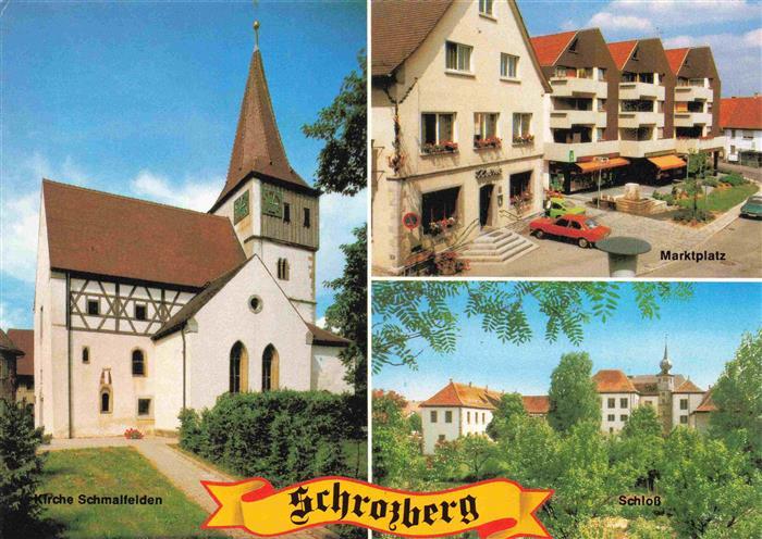 Schrozberg Kirche Schmalfelden Marktplatz Schloss